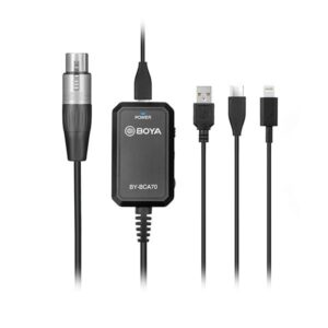 BOYA AUDIO ADAPTER FOR XLR MICROPHONE (MOBILE DEVICES) BY-BAC70