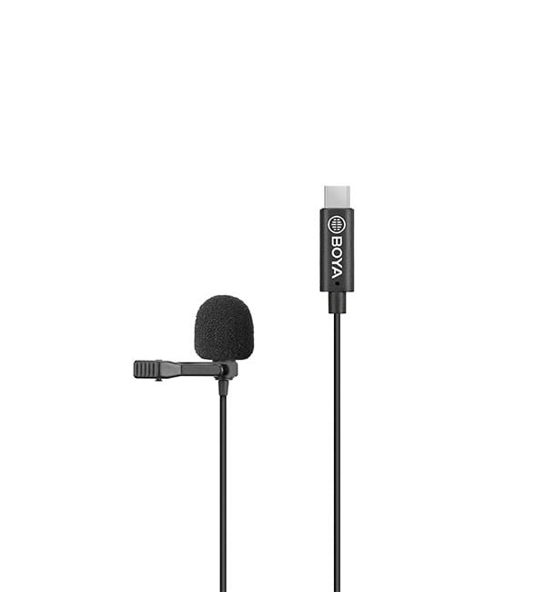 BOYA CLIP-ON DIGITAL LAVALIER MICROPHONE WITH TYPE-C BY-M3-OP