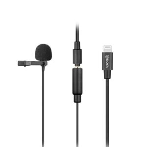 BOYA CLIP-ON LAVALIER MICROPHONEFOR IOS DEVICE BY-M2