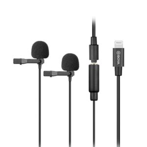 BOYA DIGITAL DUAL LAVALIER MICROPHONE BY-M2D