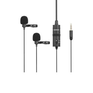 BOYA DUAL LAVALIER MICROPHONE BY-M1DM