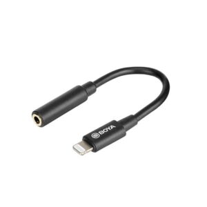 BOYA LIGHTNING TO FEMALE AUDIO CABLE 3.5mm BY-K3