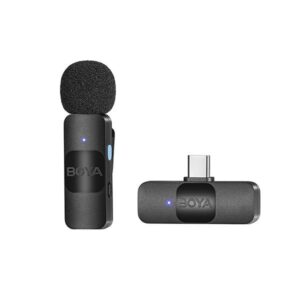 BOYA ULTRA COMPACT WIRELESS MICROPHONE FOR ANDROID BLACK BY-V10