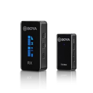 BOYA WIRELESS MICROPHONE 2.4GHZ DUABLE CHANNEL BY-XM6-S1