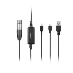BOYA XLR TO LIGHTNING CONNECTOR MICROPHONE CABLE BY-BCA7