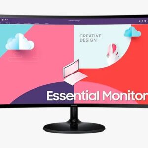 SAMSUNG ESSENTIAL CURVED MONITOR S3 24 INCH LS24C360EAMXUE