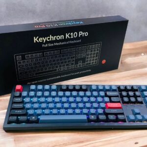 KEYCHRON K10 PRO WIRELESS MECHANICAL KEYBOARD SWAPPABLE RGB BACKLIGHT BLACK