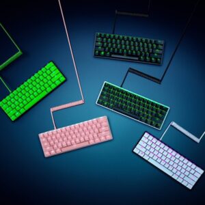 RAZER PBT KEYCAP + COILED CABLE UPGRADE SET