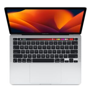 APPLE MACBOOK PRO 13 INCH M2 CHIP 8 CORE CPU 10 CORE GPU 8GB 256GB SILVER ENGLISH MNEP3