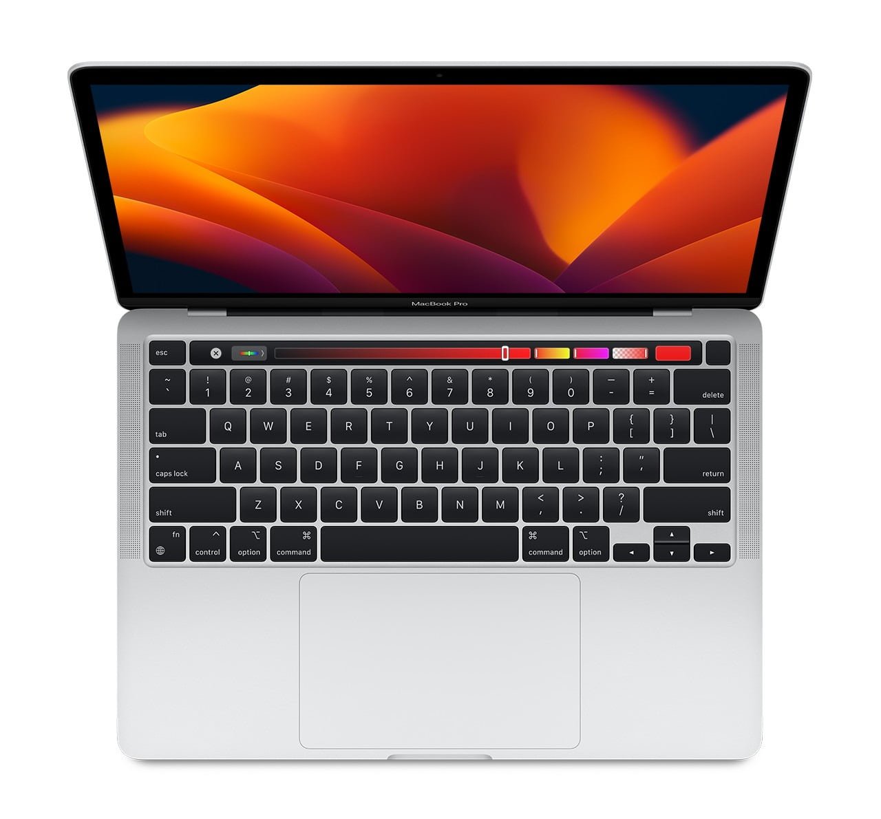 APPLE MACBOOK PRO 13 INCH M2 CHIP 8 CORE CPU 10 CORE GPU 8GB 256GB SILVER ENGLISH MNEP3