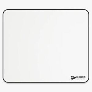 GLORIOUS LARGE GAMING MOUSE PAD - 11"X13" - WHITE EDITION GW-L