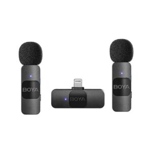 BOYA ULTRA COMPACT WIRELESS MICROPHONE FOR IPHONE BLACK BY-V2