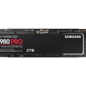 SAMSUNG SSD 980 PRO 2TB NVME M.2 MZ-V8P2T0BW