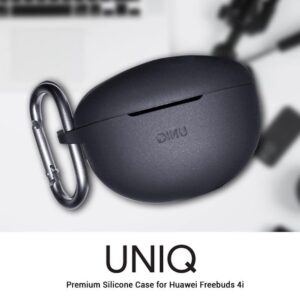 UNIQ VENCER HUAWEI FREEBUDS 4I SILICONE HANG CASE JET BLACK
