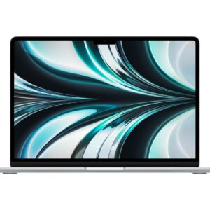 APPLE MACBOOK AIR 13.6 INCH M2 CHIP 8 CORE CPU 8 CORE GPU 8GB 256GB SILVER ARABIC MLXY3