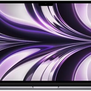 APPLE MACBOOK AIR 13.6 INCH M2 CHIP 8 CORE CPU 8 CORE GPU 8GB 256GB SPACE GRAY ARABIC MLXW3