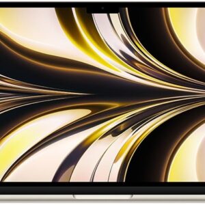 APPLE MACBOOK AIR M2 CHIP 8 CORE CPU 10 CORE GPU 8GB 512GB STARLIGHT ARABIC MLY23