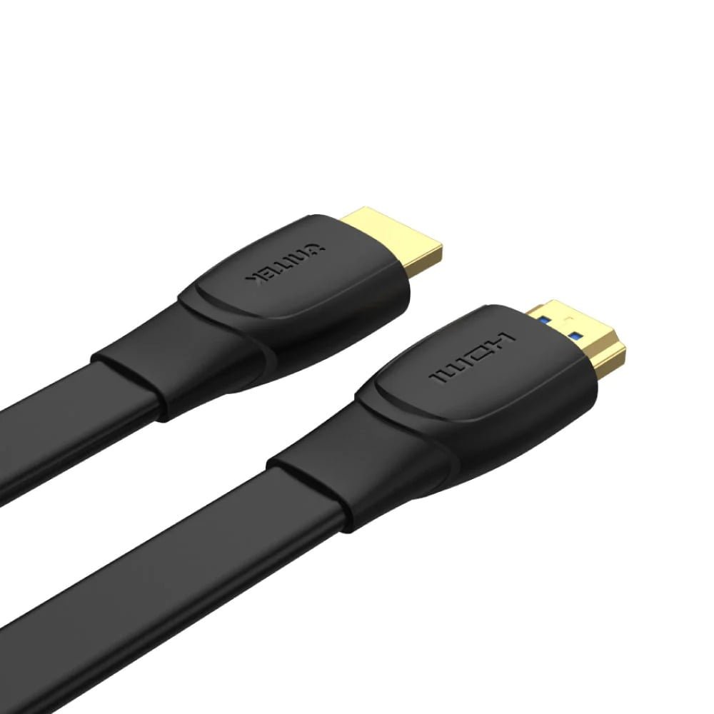 UNITEK HDMI 2.0 MALE TO MALE FLAT CABLE BLACK 1.5M/2M/3M/5M C11063BK - Image 2