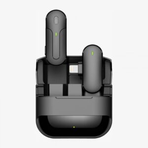 GREEN WIRELESS MICROPHONE LIGHTNING CONNECTOR BLACK GNWIRLGTBK