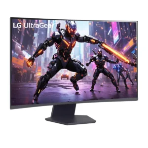 LG UltraGear 32GS60QC, 32" QHD Gaming Monitor, 180Hz 1ms Monitor, AMD FreeSync™ Monitor, HDR10 Curved Gaming Display
