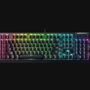 RAZER BLACK WIDOW V4X MECHANICAL GAMING KEYBOARD GREEN SWITCH ARB RZ03-04703500-R391