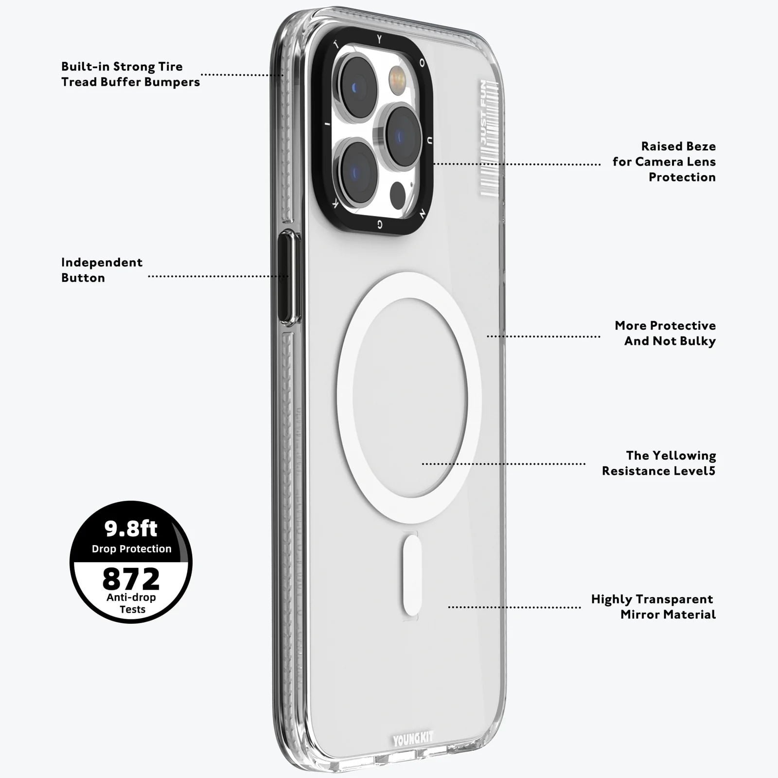 YOUNGKIT IPHONE 15 CRYSTAL COLOR CASE - Image 4