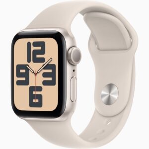 APPLE WATCH SE GPS 40MM (2ND GENERATION)STARLIGHT ALUMINIUM CASE WITH STARLIGHT SPORT BAND