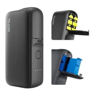 TELESIN GOPRO HERO 5 TO 11 POWERBANK BLACK