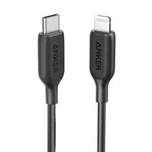 ANKER POWERLINE III USB-C TO LIGHTNING 2.0 CABLE 6FT BLACK/WHITE