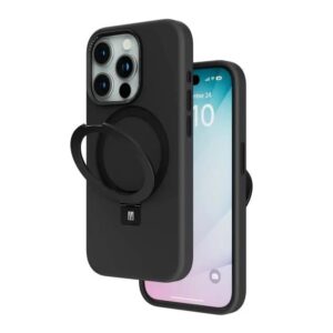 LEVELO IRIS IPHONE 15 PRO/PRO MAX ALUMINUM CAMERA BEZEL CASE BLACK