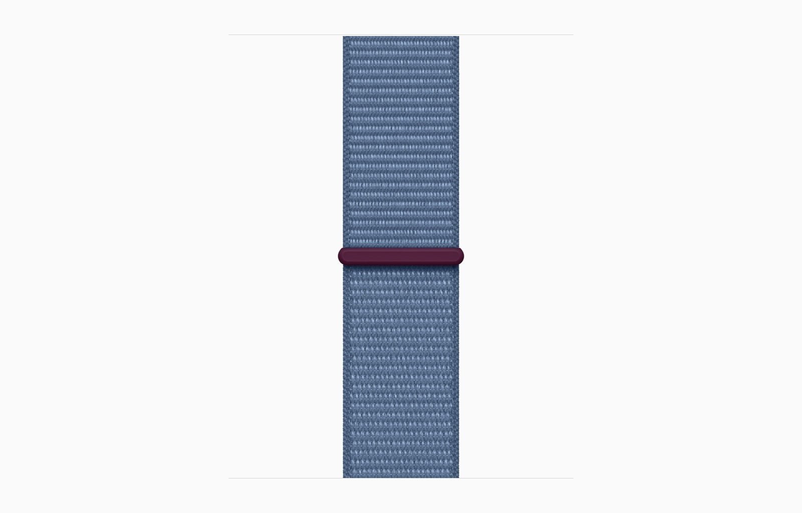 APPLE WATCH SERIES 9 41MM GPS SILVER ALUMINUM CASE WITH WINTER BLUE SPORT LOOP MR923 - Image 3