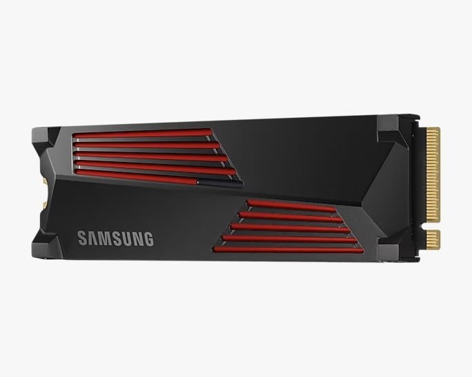 SAMSUNG 990 PRO 4TB M.2 NVME INTERNAL SSD WITH HEATSINK BLACK MZ-V9P4T0CW - Image 4