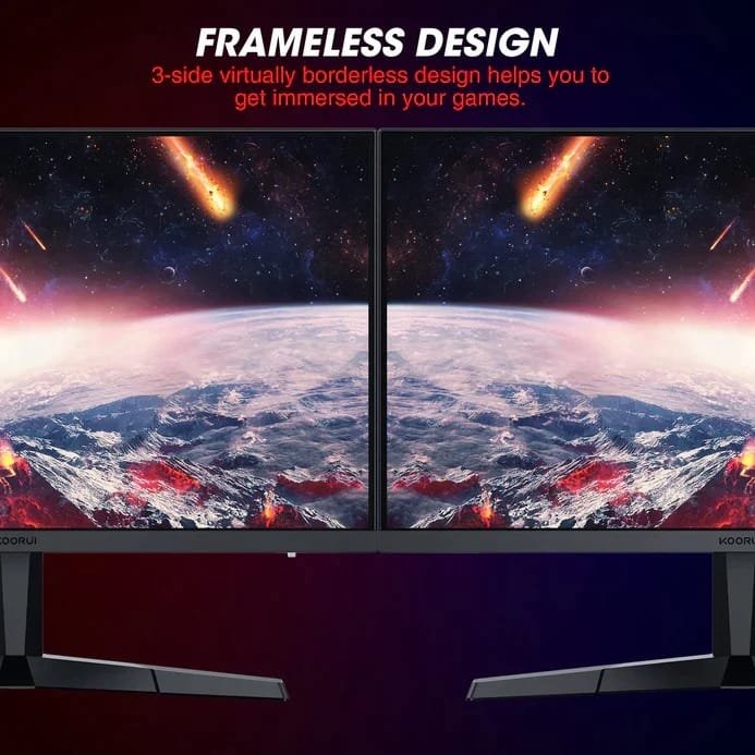 KOORUI 24 INCH IPS FULL HD 1920 X 1080 165HZ GAMING MONITOR 24E - Image 6
