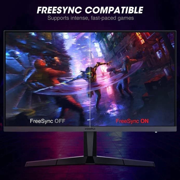 KOORUI 24 INCH IPS FULL HD 1920 X 1080 165HZ GAMING MONITOR 24E - Image 5