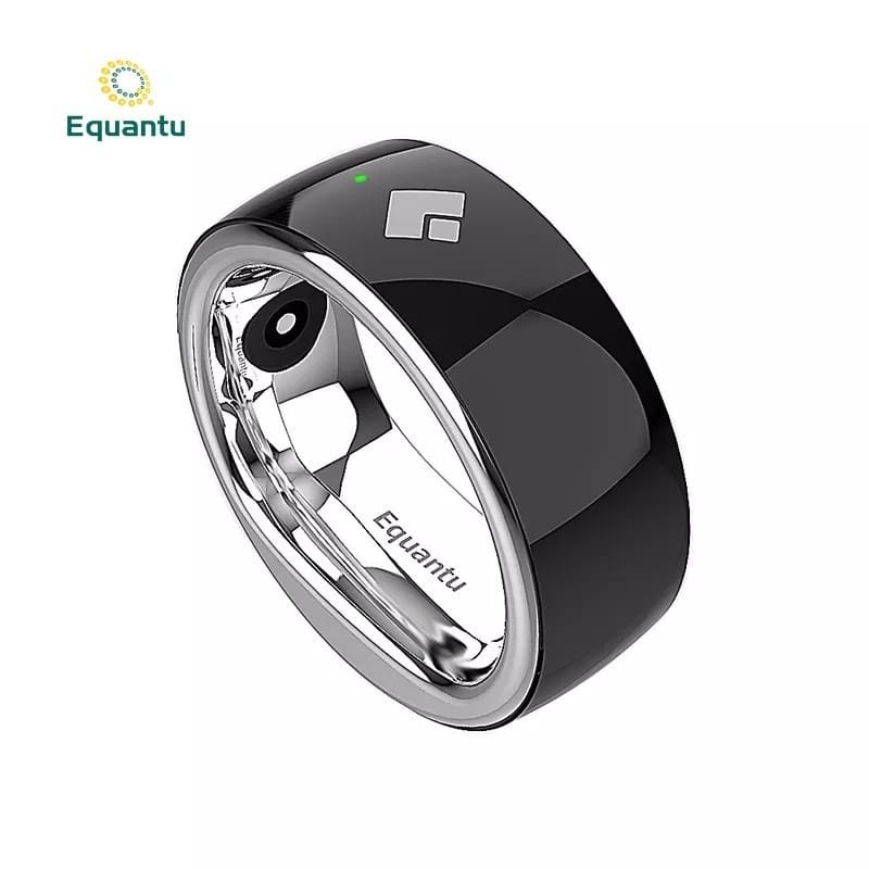 SMART TASBEEH RING BLACK QB708 - Image 2