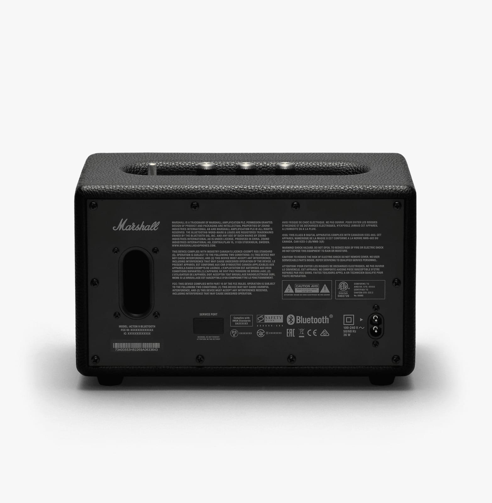 MARSHALL ACTION II WIRELESS STEREO SPEAKER BLACK ACTON2-BK - Image 3