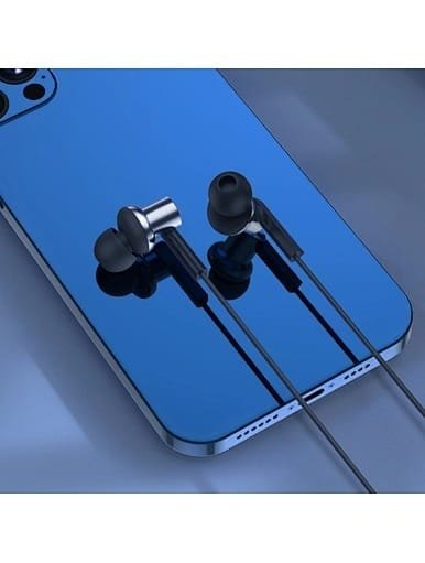 WIWU 3.5MM WIRED EARPHONE BLACK EB311 - Image 2