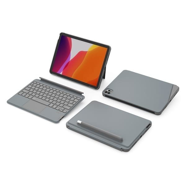 WIWU COMBO TOUCH IPAD 10.2/10.5 KEYBOARD CASE BLACK - Image 4