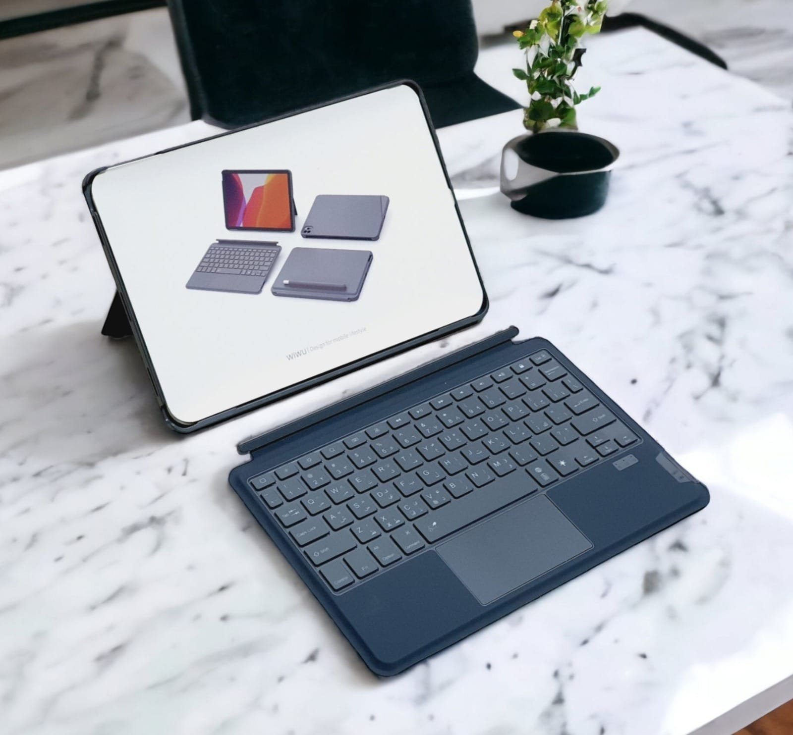 WIWU COMBO TOUCH IPAD 10.2/10.5 KEYBOARD CASE BLACK - Image 6