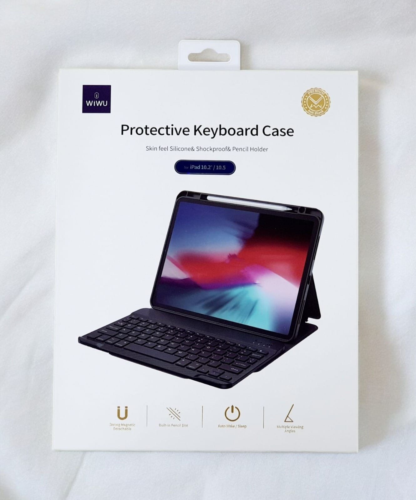 WIWU IPAD 10.2 / 10.5 INCH PROTECTIVE KEYBOARD CASE BLACK ARABIC - Image 2