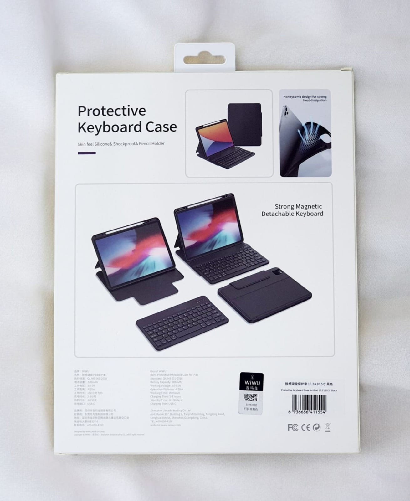 WIWU IPAD 10.2 / 10.5 INCH PROTECTIVE KEYBOARD CASE BLACK ARABIC - Image 4
