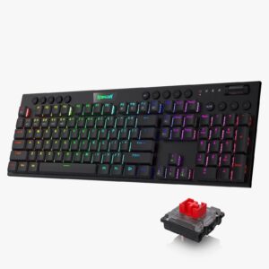 REDRAGON HORUS MECHANICAL KEYBOARD RED SWITCH K618-RGB
