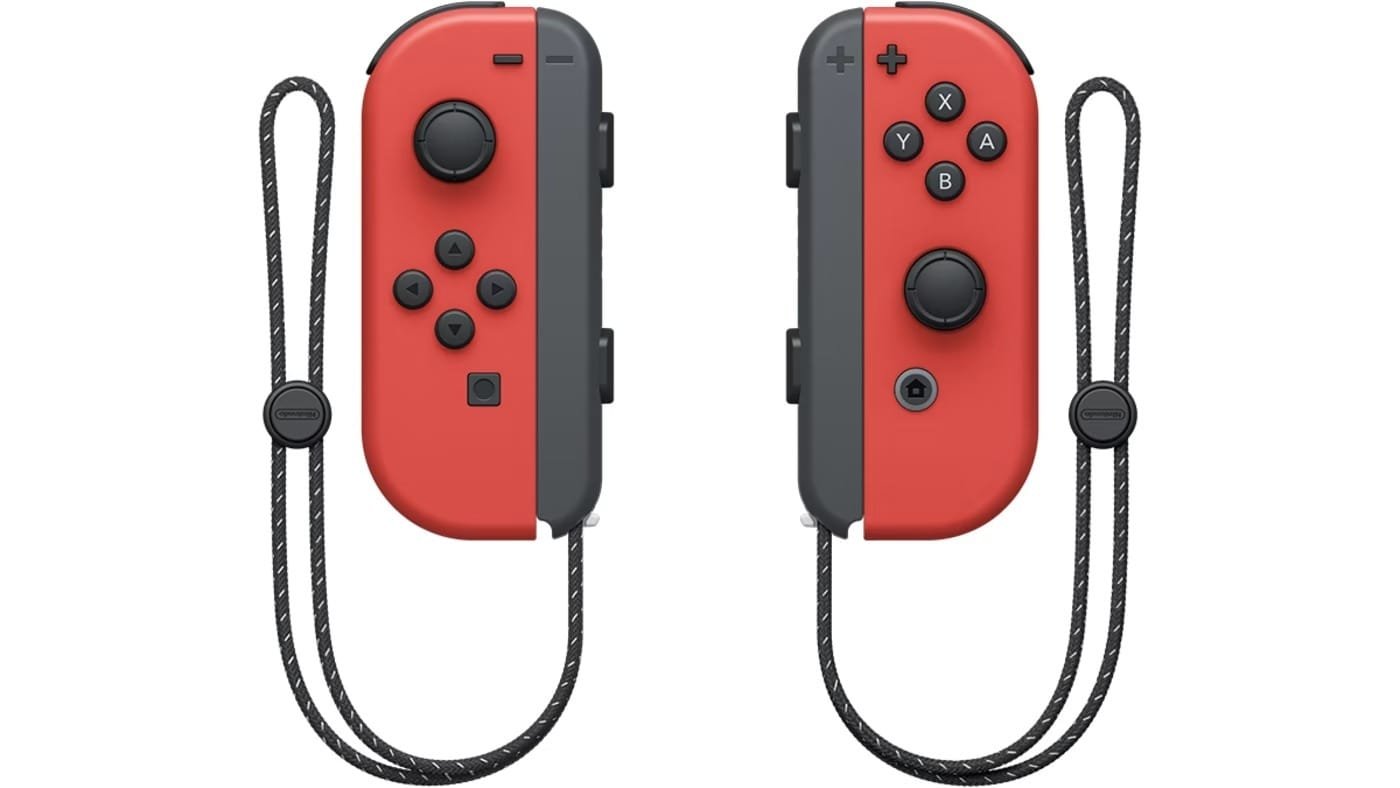 NINTENDO SWITCH OLED CONSOLE WITH BLACK-RED JOY-CON - Image 4