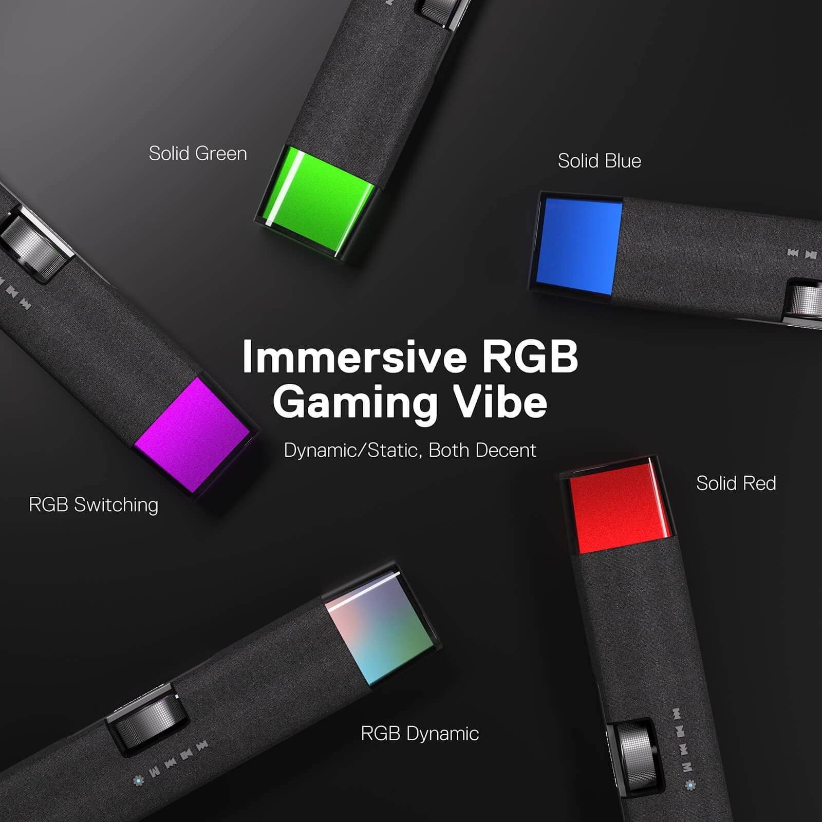 REDRAGON DORA SOUNDBAR WITH DUAL SPEAKERS AND BACKLIGHT GS512 - Image 7