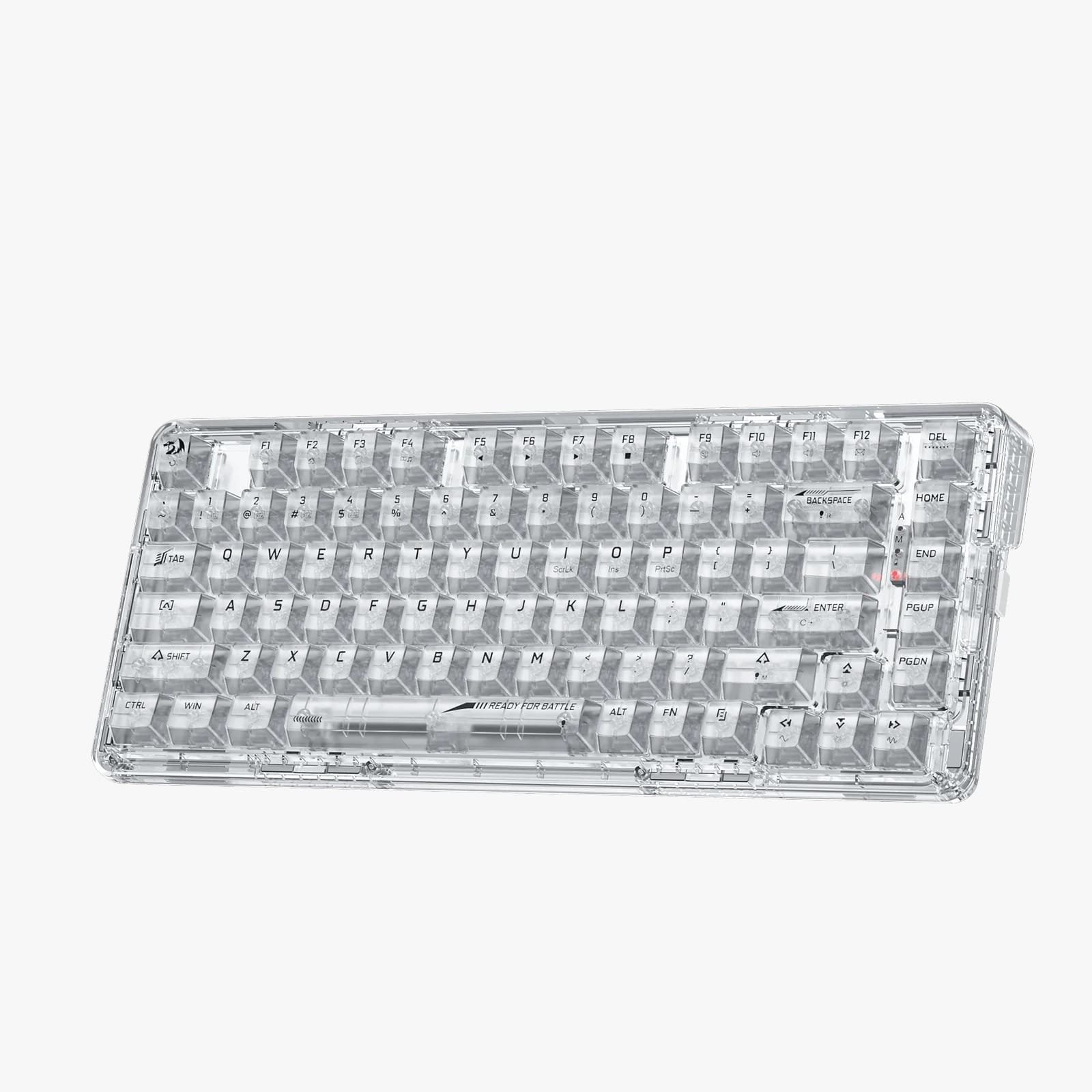 REDRAGON ELF PRO WIRELESS CRYSTAL 75% GASKET RGB GAMING KEYBOARD K649CT-RGB-PRO - Image 13