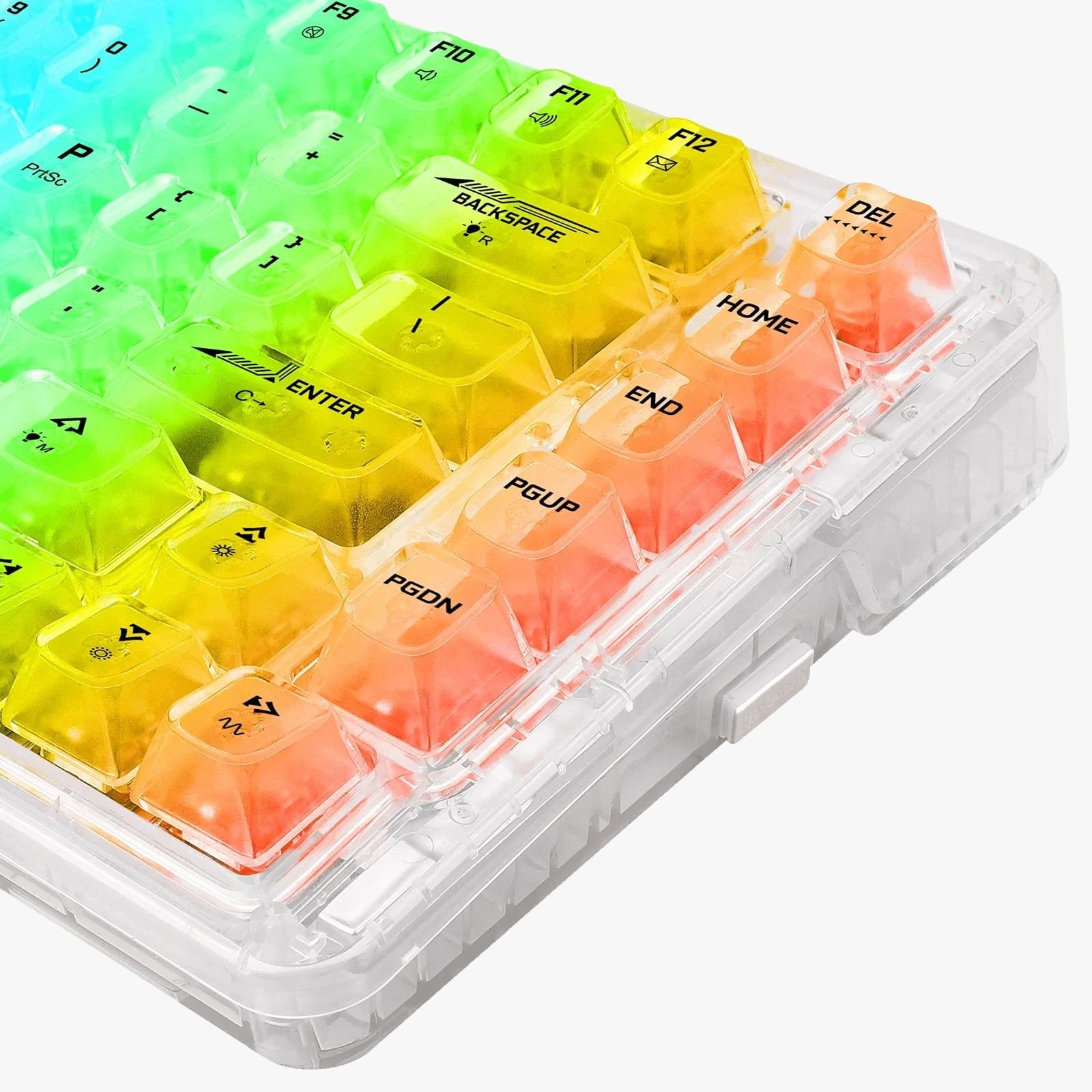 REDRAGON ELF PRO WIRELESS CRYSTAL 75% GASKET RGB GAMING KEYBOARD K649CT-RGB-PRO - Image 6