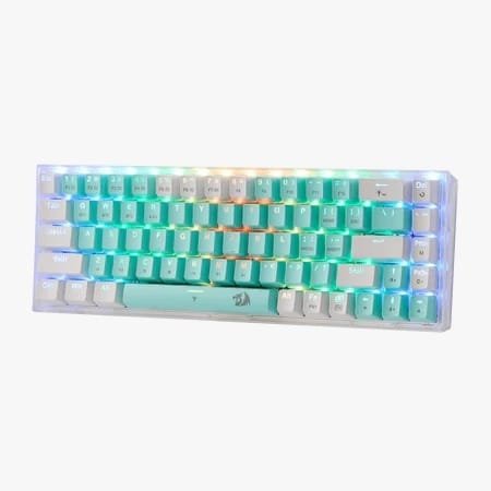 REDRAGON CASTOR PRO WIRED 2.4G BT 68KEYS RGB GAMING KEYBOARD K631RGB-PRO-GW - Image 3