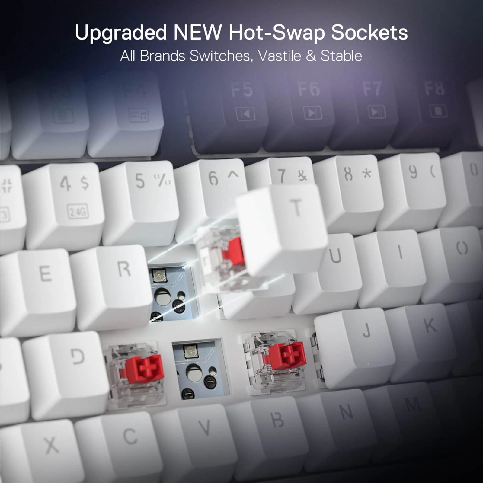 REDRAGON UCAL PRO WIRELESS GASKET KEYBOARD K673WB-RGB-PRO - Image 5