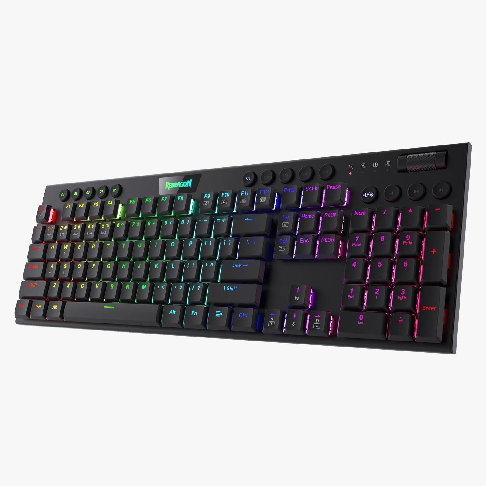 REDRAGON HORUS MECHANICAL KEYBOARD RED SWITCH K618-RGB - Image 24