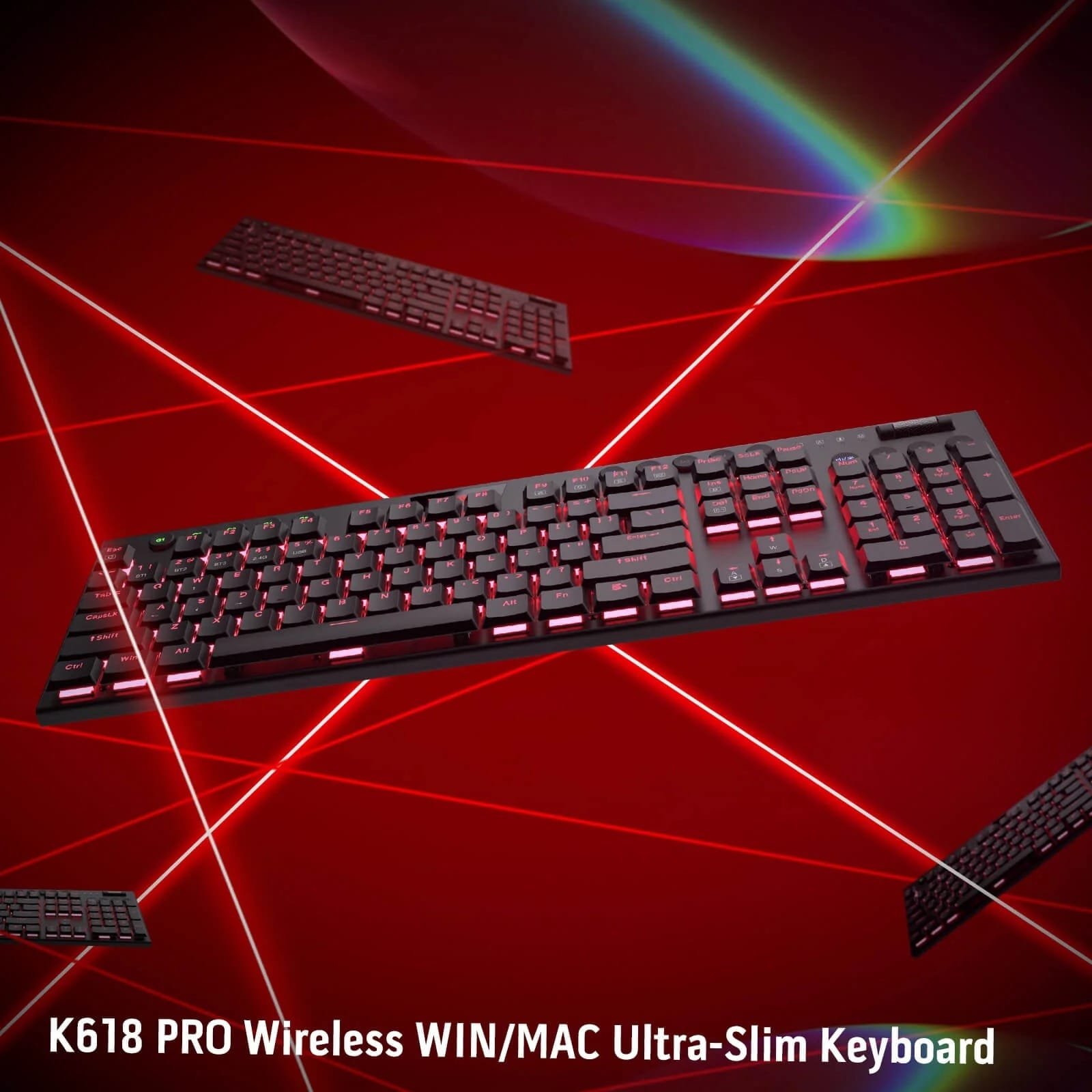 REDRAGON HORUS MECHANICAL KEYBOARD RED SWITCH K618-RGB - Image 20